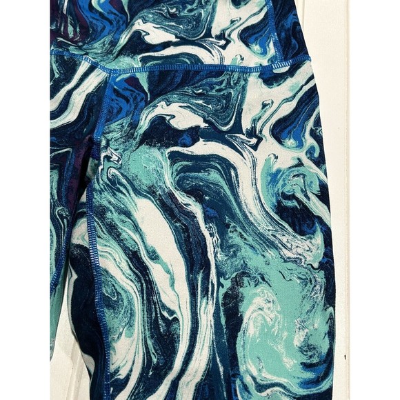 Patagonia Worn Wear Blue Colorful Small Women’s Leggings Workout‎ Fitness - Picture 2 of 7